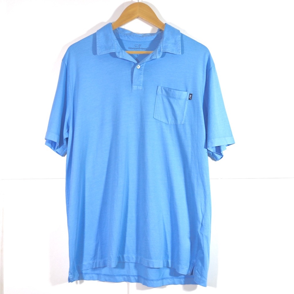 Men’s Vineyard Vines Blue Collared Shirt